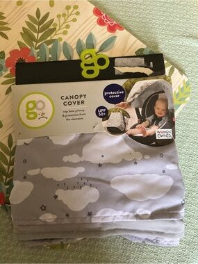 Gray Cloud Canopy Cover - Kids Matching Sets